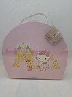 Hello Kitty Pink Vintage Porcelain  Tea Set W  Teapot  Cups  Accessories   Case