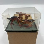 Vtg Nos Fine China Mini Figurine Deer Family Fawn Trinket Rare Made N Hong Kong