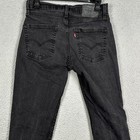 Levis 511 Jeans Mens 30x30 Black Slim Fit Skinny 5 Pocket Stretch Red Tab Denim
