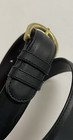Coach Vintage Black Leather Belt With Brass Buckle Women s Size Small