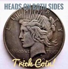 Two-sided Trick Coin - 1922 Liberty Dollar - Two Face - Double Headed Coin