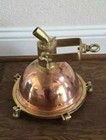 Nautical Vintage Marine Copper   Brass Hanging Cargo Spot Pendent Ship Light