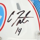 Carnell Tate Tennessee Titans Autographed Fanatics Authentic Riddell Speed Mini 