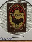 Mayo   s Tobacco    rooster    Vintage Tin Tobacco Tag