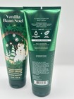 New Bath   Body Works Vanilla Bean Noel Body Cream 2pc Set Full Size Shea Butter