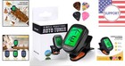 Fast And Accurate Chromatic Clip-on Tuner For All String Instruments - Black
