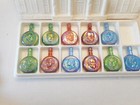 Vintage Set Of 11 Wheaton Miniature Presidential Decantors
