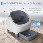 Self Cleaning Kitty Litter Box  App Control Extra Large Automatic Cat Litter Box