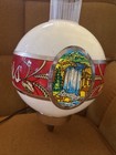 Vintage Coors Beer Waterfall Globe Man Cave Bar Wall Mount Lamp Working