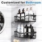 Shower Caddy 2 Pack adhesive Shower Organizer For Bathroom Storage home Decor   