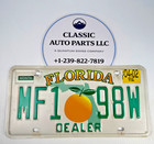 Florida Dealer License Plate Mf19w Orange Graphic Man Cave Garage Wall Decor Tag