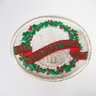Christmas Ride 1880 1980 Vintage Law Patch Wheelmen Embroidered Sew On Cycling