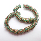 80 Pcs Matched Sliced  aja  Venetian Tribal Glass Trade Beads Old Ethnic Africa