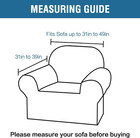 Stretch Velvet Armchair Cover Couch Covers 1 Cushion Chair Slipcover For Living 