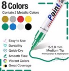 Fabric Markers Permanent Pens Paint Clothing Textile Dye T-shirt Shoes Diy Set