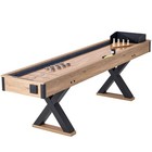 9ft Mdf Shuffleboard   Bowling Combo Table  Pre-assembled
