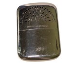 Vintage Abercrombie   Fitch Hand Warmer Japan Velvet Pouch Peacock Silver Metal