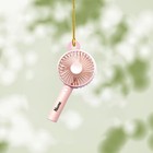 Pink Fan Christmas Light Tree Ornament  Custom Car Ornament