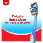 Colgate Extra Clean Flexible Grip Adult Manual Toothbrush  Medium  4 Pack
