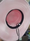 Bow Bucket Crystal Bow Ribbon Kentucky Derby Wedding Hat Church Wide Brim Dressy