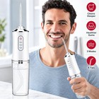 Water Dental Flosser Pick For Teeth 5 Modes Cordless Portable Oral Floss Pick