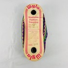 Vintage Wyla Trim Washable Polyester Fashion Trimming Purple Yellow Green 36 Yds