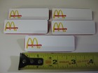 Mcdonald s Arch Employee Name Badges Tags   lot Of 5    White With Pins