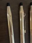 Vintage Lot Of 3 10k   12k Gold Filled Cross Ballpoint Pen pencils Parts