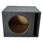 Car Audio Single 10  Vented Subwoofer Stereo Sub Box Ported Enclosure Speaker