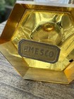 Vintage Emesco Glass Salt   Pepper Shakers Set Czechoslovakia