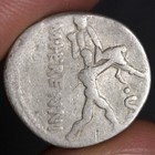 Roman Goddess Of Piety Denarius Ancient Republic Silver Coin Pietas 108bc