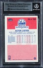 Bucks Alton Lister Authentic Signed 1986 Fleer  64 Card Bas Slabbed Rare 
