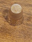 Gold Filled Thimble Twentieth Century Embroidered 4 Grams