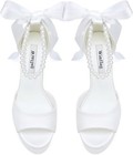 High Heel Platform Bridal Shoes Pearl Heels Wedding For Bride Platform    