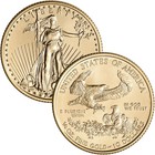 American Gold Eagle 1 4 Oz  10 - Pcgs Ms70 Random Date And Label