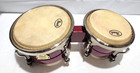 Pearl Elite Series Thai Oak And Natural Cow Skin Bongos 7  And 9 