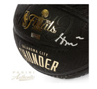 Shai Gilgeous-alexander Signed 2025 Okc Thunder Championship Ball Le 102 Panini