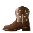 Ariat Women s Fatbaby Heritage Farrah Western Boot 8 Barley boho Skull Print