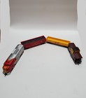 Bachmann Ho Scale Santa Fe Engine  Train Cars 4pc In Holder Train Only No Tracks