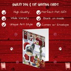 Dear Santa Mailbox Christmas Letter Skye Terrier Dog Greeting Cards - Adorabl   