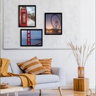 8x10 Picture Frame Wall Hanging Photo Frame  Black  5 Pack