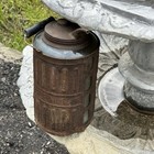 Vintage Antique Queen Glass Kerosene Can Pat 2-12-1878  C riessnier   Co ny
