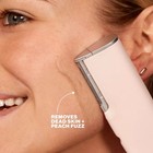 Dermaflash Luxe Electric Facial Brush Pink Wrinkle Dark Spot Peach Fuzz Removal
