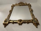 Antique 19th Century Italian Hand Carved Gilt Mirror