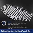 Workpro 22-piece Ratcheting Wrench Set Auto Bicycle Repair Home Projects Tool