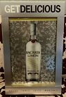 Bacardi Limon Rum Light Bar Sign Silver Yellow Hanging standing Mancave 14x4x21