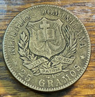 1897 Dominican Republic 1 Peso Pristine Original Abt  Xf Chn