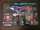 Star Trek Pinball 1991 25th Anniversary Brochure   Flyer Data East