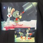 Vtg Rare Marvin The Martin   Bugs Bunny Looney Tunes T-shirt Size Large Black