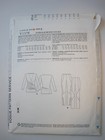 Vogue Pattern 1378  Pullover Mock Wrap Top   No Side Seam Pants 4-12   Uc